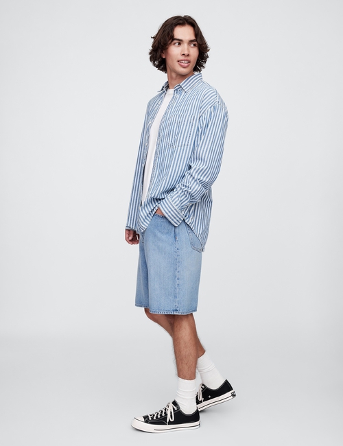 9" SuperSoft Loose Denim Shorts