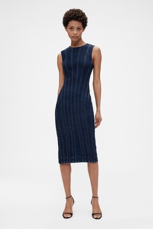 GapStudio Seamed Denim Midi Dress