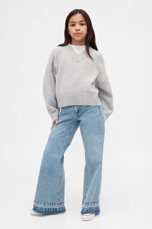 Kids Low Rise Relaxed Flare Jeans