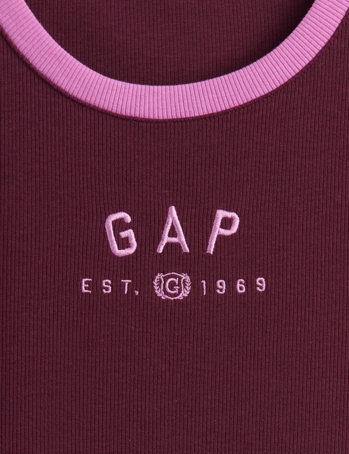 FRCH SS MOD RIB ABBRV TEE