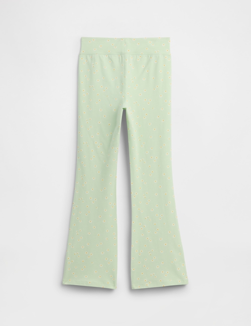 Kids Pull-On Stretch Jersey Flare Leggings