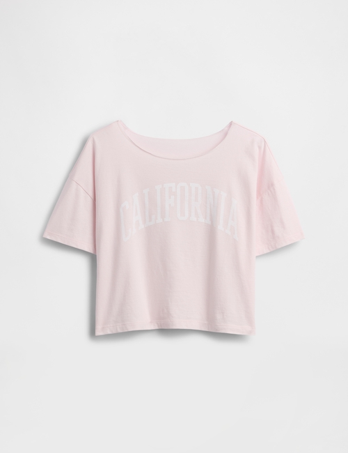 Kids Oversized Wide-Neck T-Shirt