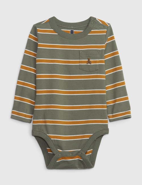 Baby Organic Cotton Mix and Match Stripe Bodysuit