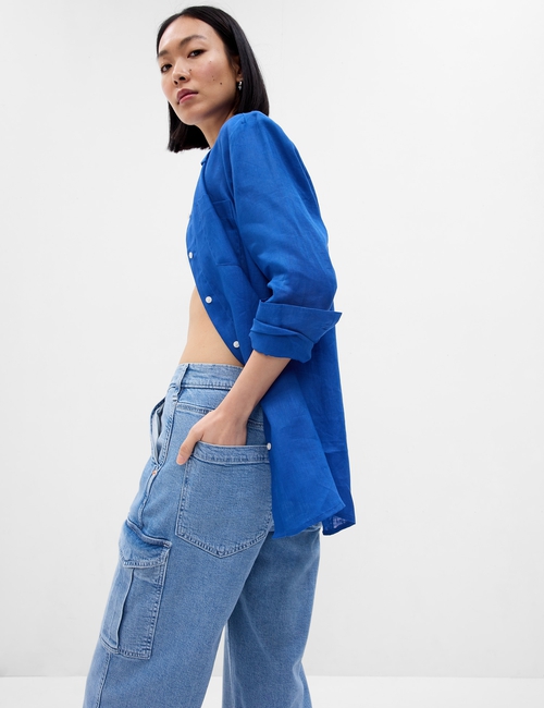 Linen Boyfriend Shirt