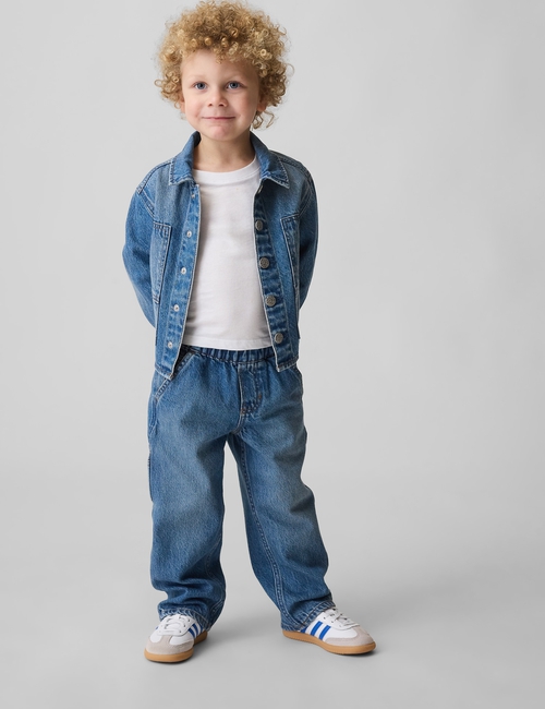 Baby & Toddler Pull-On Baggy Cargo Jeans