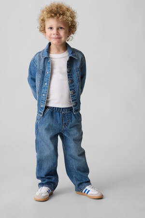 Baby & Toddler Pull-On Baggy Cargo Jeans