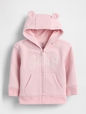 Baby VintageSoft Bear Logo Zip Hoodie