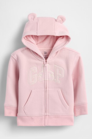 Baby VintageSoft Bear Logo Zip Hoodie