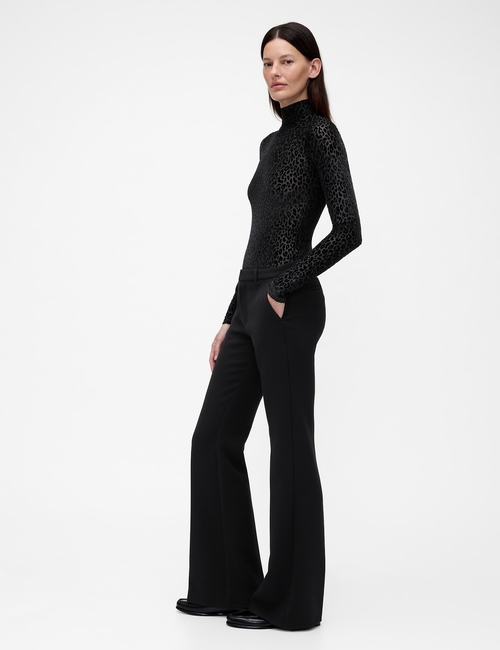 GAP STUDIO BURNOUT VELVET TNECK BODYSUIT