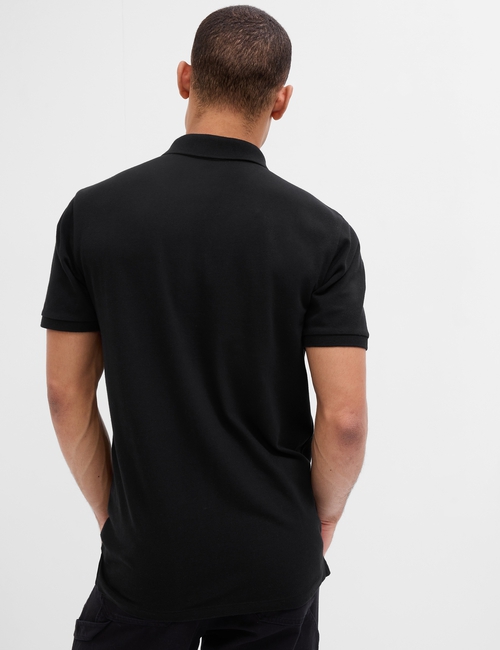 Gap Graphic Stretch Pique Polo Shirt