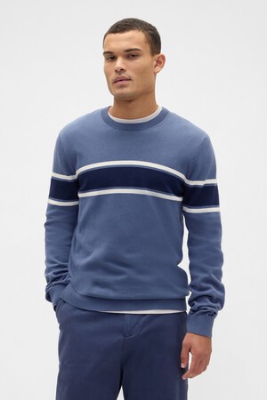 Stripe Crewneck Sweater