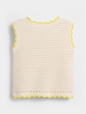 SL COTTON CROCHET TANK - HEART