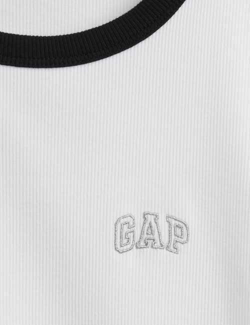 Ribbed Gap Logo Baby T-Shirt