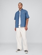 Logo Denim Big Shirt