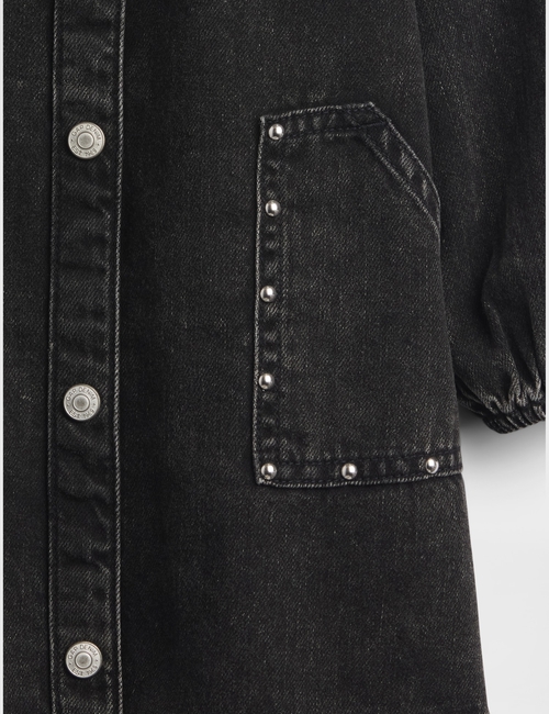 Baby & Toddler Denim Studded Pocket Dress
