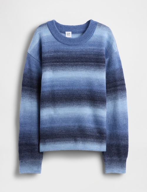 SPACE DYE CREW SWEATER