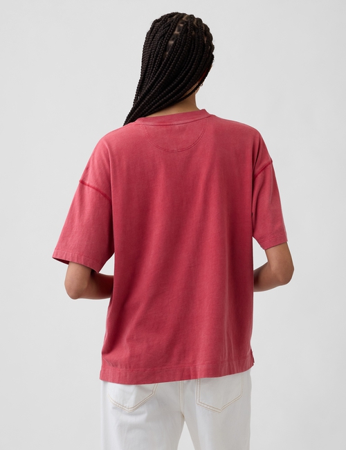 Organic Cotton VintageSoft Athletic Logo Tunic T-Shirt