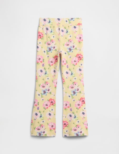 Kids Pull-On Stretch Jersey Flare Leggings