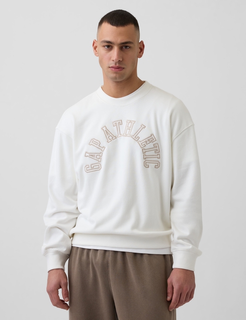 VintageSoft Terry Oversized Gap Athletic Sweatshirt