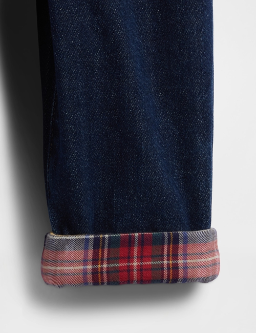 Baby Flannel & Denim Outfit Set