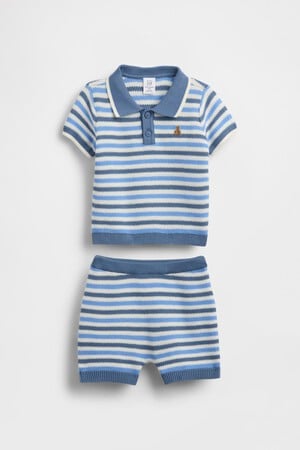 Baby Sweater Polo Outfit Set