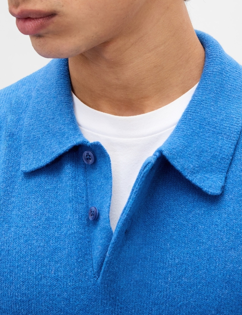 CashSoft Relaxed Polo Sweater
