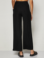 High Rise Wide-Leg Pleated Trousers