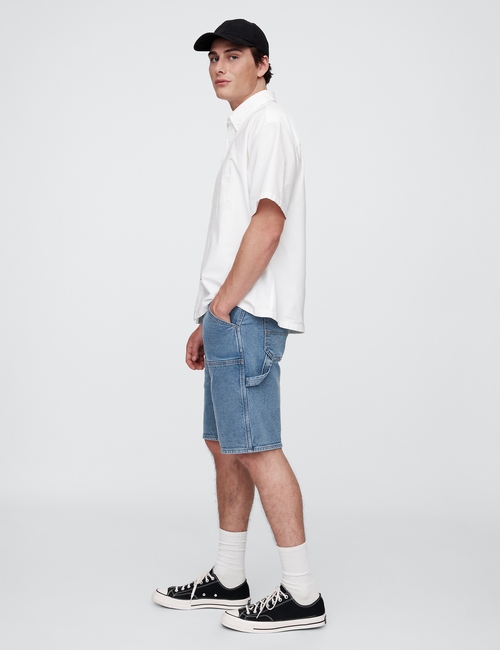 9" Denim Carpenter Shorts