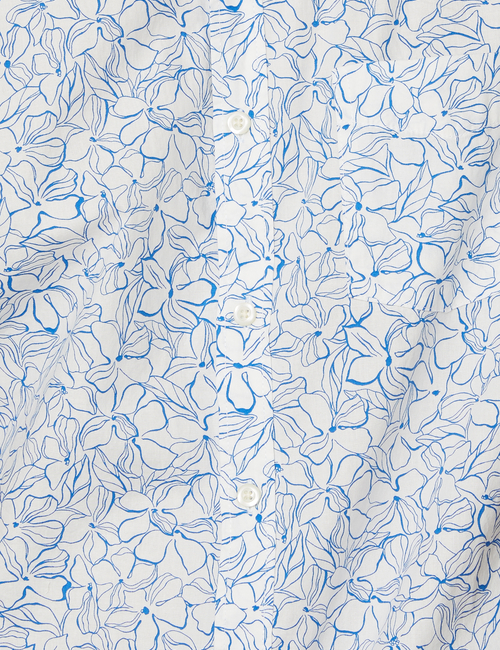 Stretch Poplin Shirt in Slim Fit