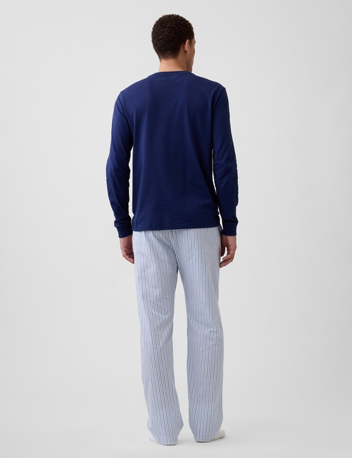Relaxed Poplin PJ Pants