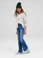 Kids High Rise '70s Flare Jeans with Washwell