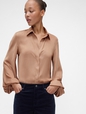 GAP STUDIO SATIN CLASSIC FITTED SHIRT