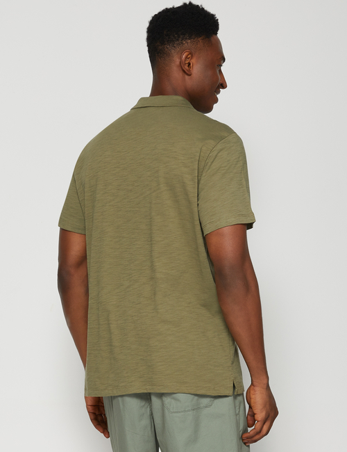 Lived-In Johnny Collar Polo Shirt