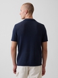 Mesh Polo Sweater