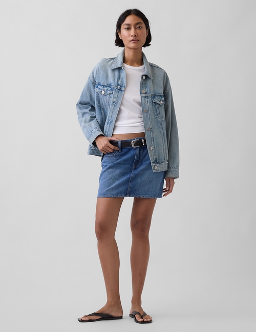 Denim Mini Skirt