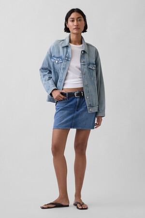 Denim Mini Skirt