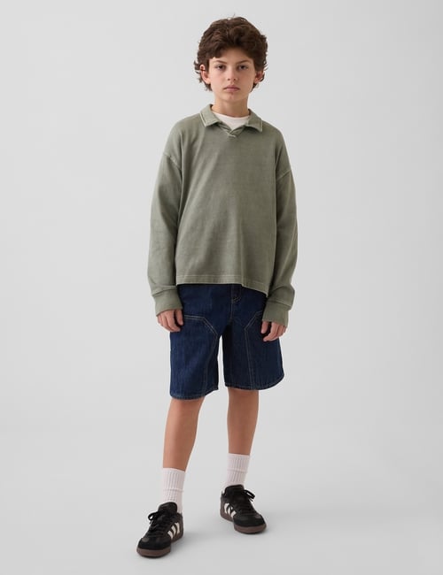 Kids '90s Loose Easy Denim Carpenter Shorts