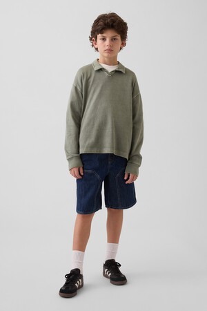 Kids '90s Loose Easy Denim Carpenter Shorts