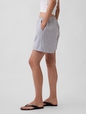 Linen-Blend Easy Shorts