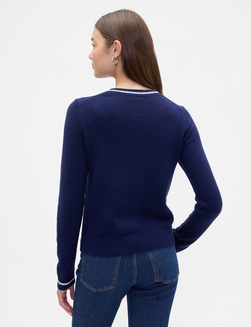 CashSoft Varsity Sweater