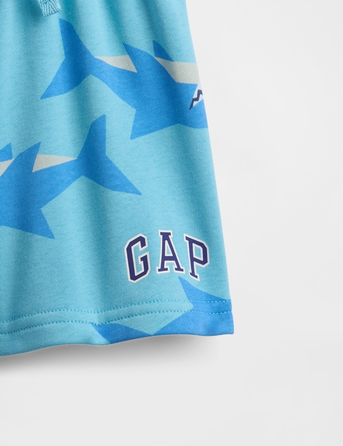 babyGap Relaxed French Terry Logo Pull-On Shorts