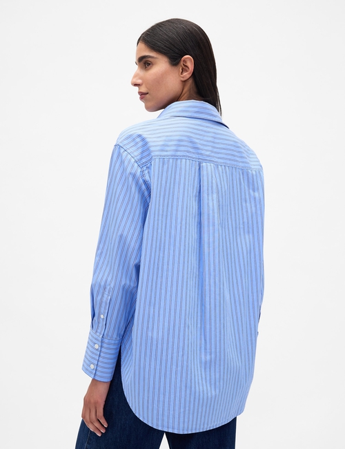 THE BIG SHIRT - POPLIN STRIPES