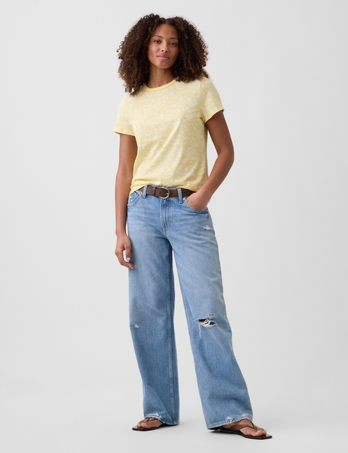 Favorite Print V-Neck T-Shirt