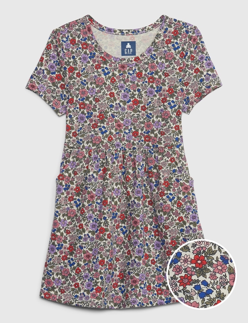 Toddler Organic Cotton Mix and Match Skater Dress