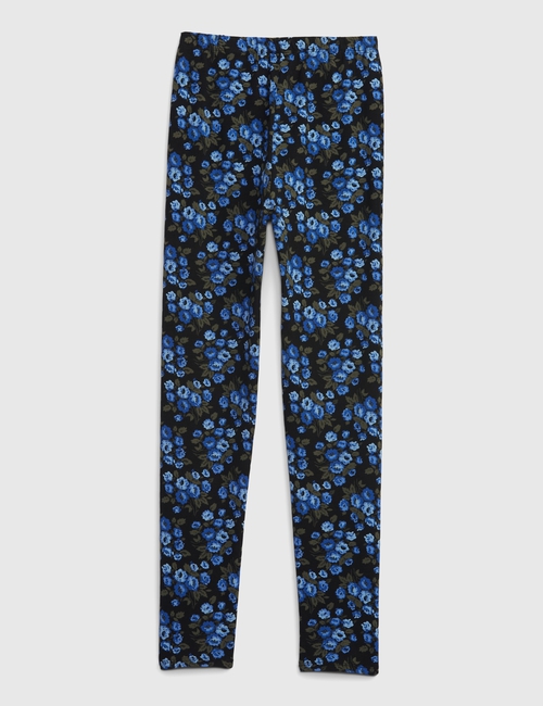 Kids Cotton Floral Leggings