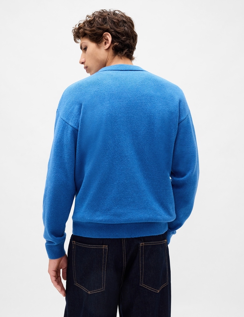CashSoft Relaxed Polo Sweater