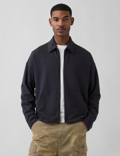 VintageSoft Terry Oversized Jacket