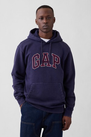VintageSoft Relaxed Logo Hoodie