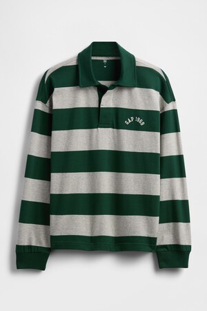 Kids Logo Stripe Polo Shirt