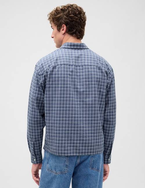 Relaxed Straight-Hem Oxford Shirt